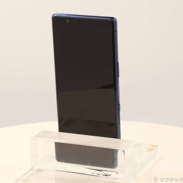 品〕 Xperia 5 64GB ブルー SOV41 auロック解除SIMフリー【198