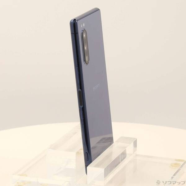 品〕 Xperia 5 64GB ブルー SOV41 auロック解除SIMフリー【198