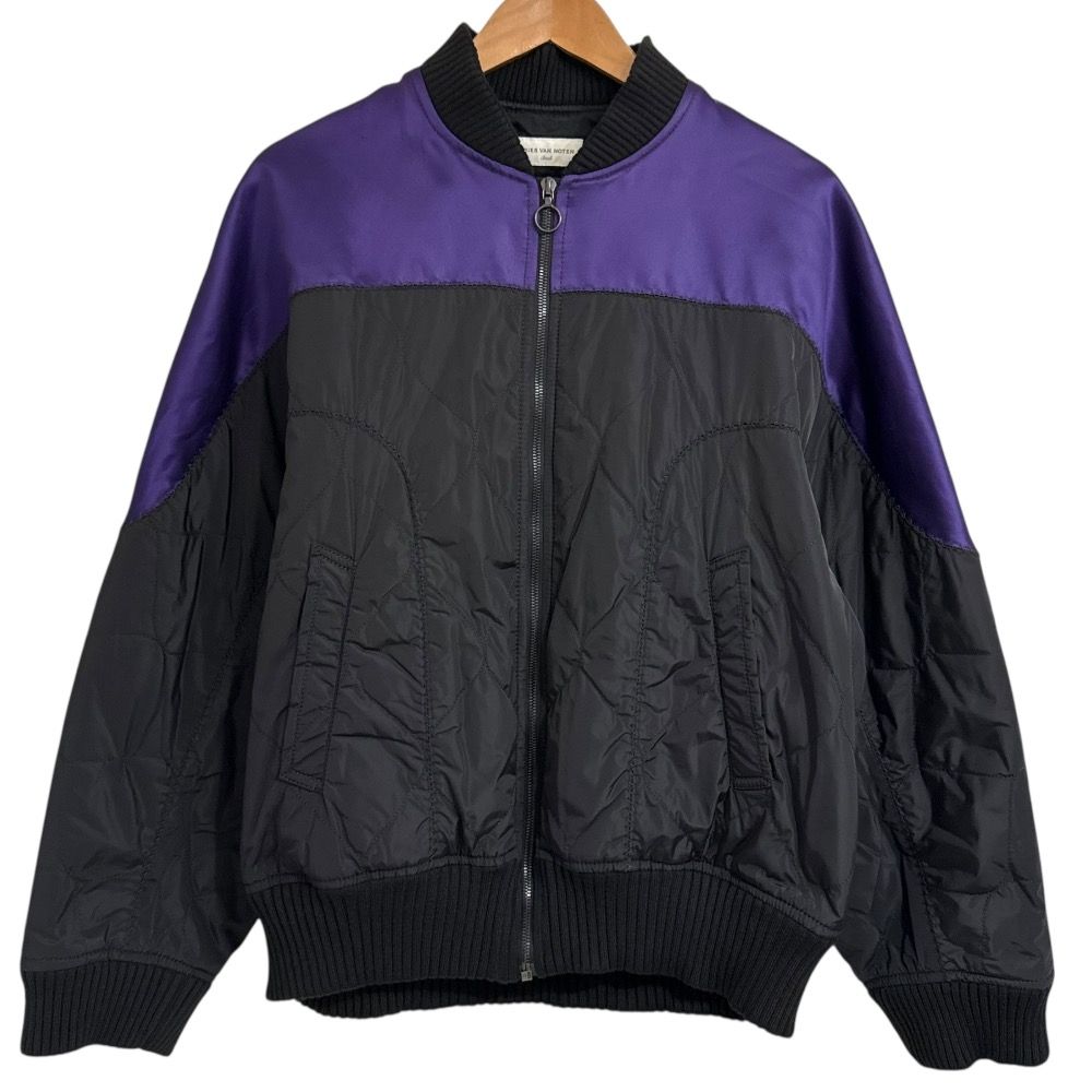 Dries van noten キルティング切替ブルゾン　ドリス　オーバーサイズ Dries van noten キルティング切替ブルゾン ドリス オーバーサイズ