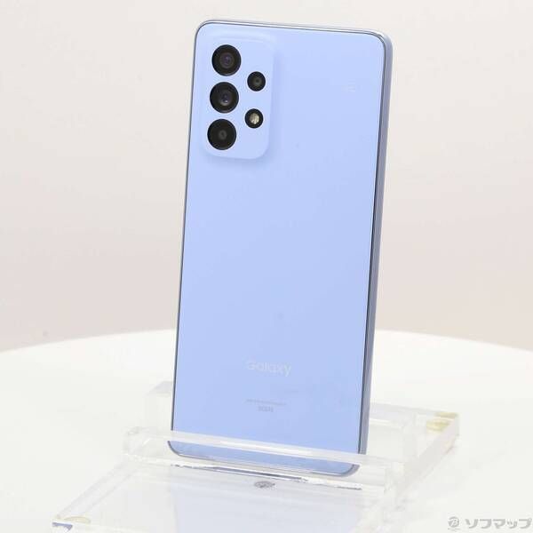 中古品〕 Galaxy A53 5G 128GB オーサムブルー SCG15 au SIMフリー