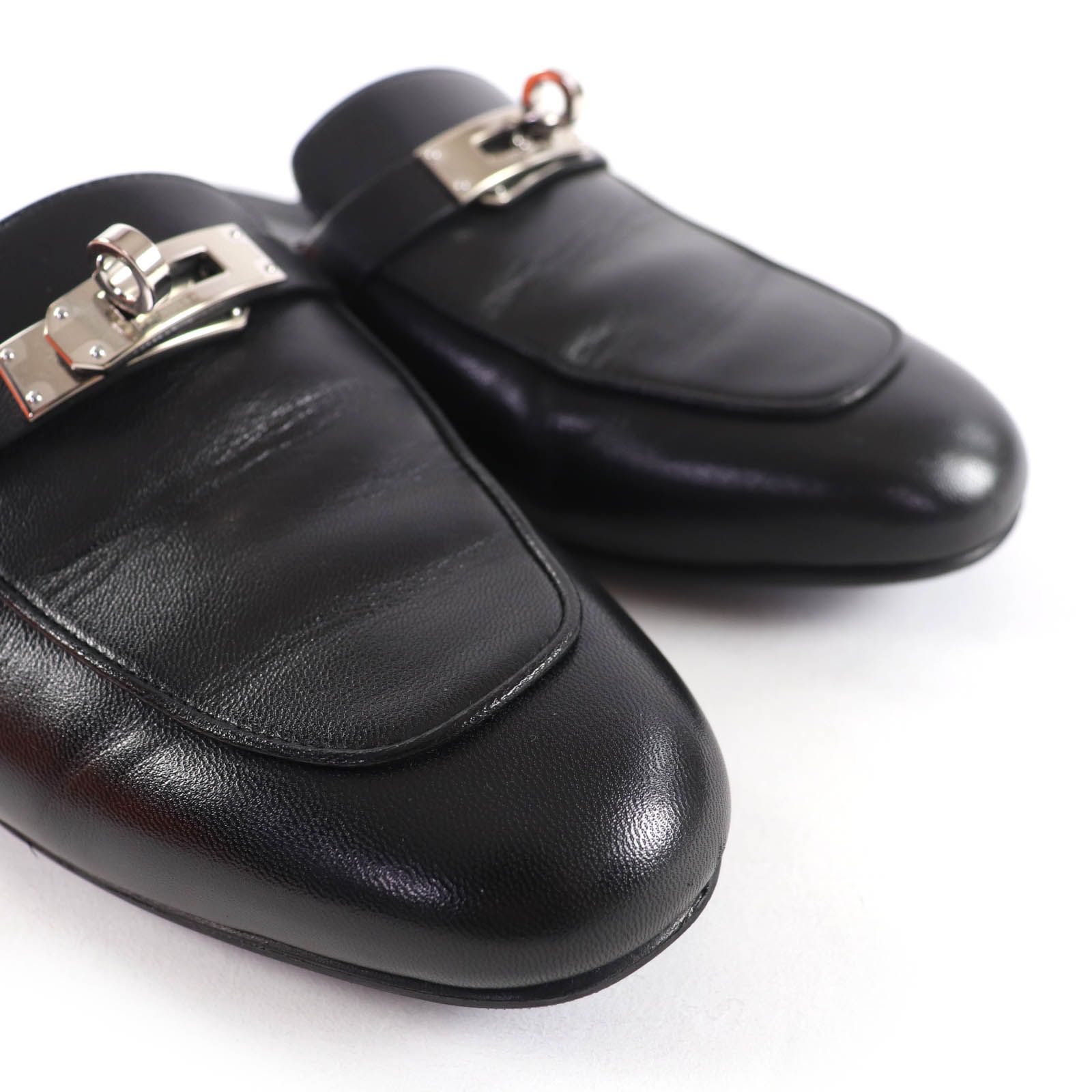 美品☆HERMES エルメス オズ シルバー金具 ケリーバックル レザー