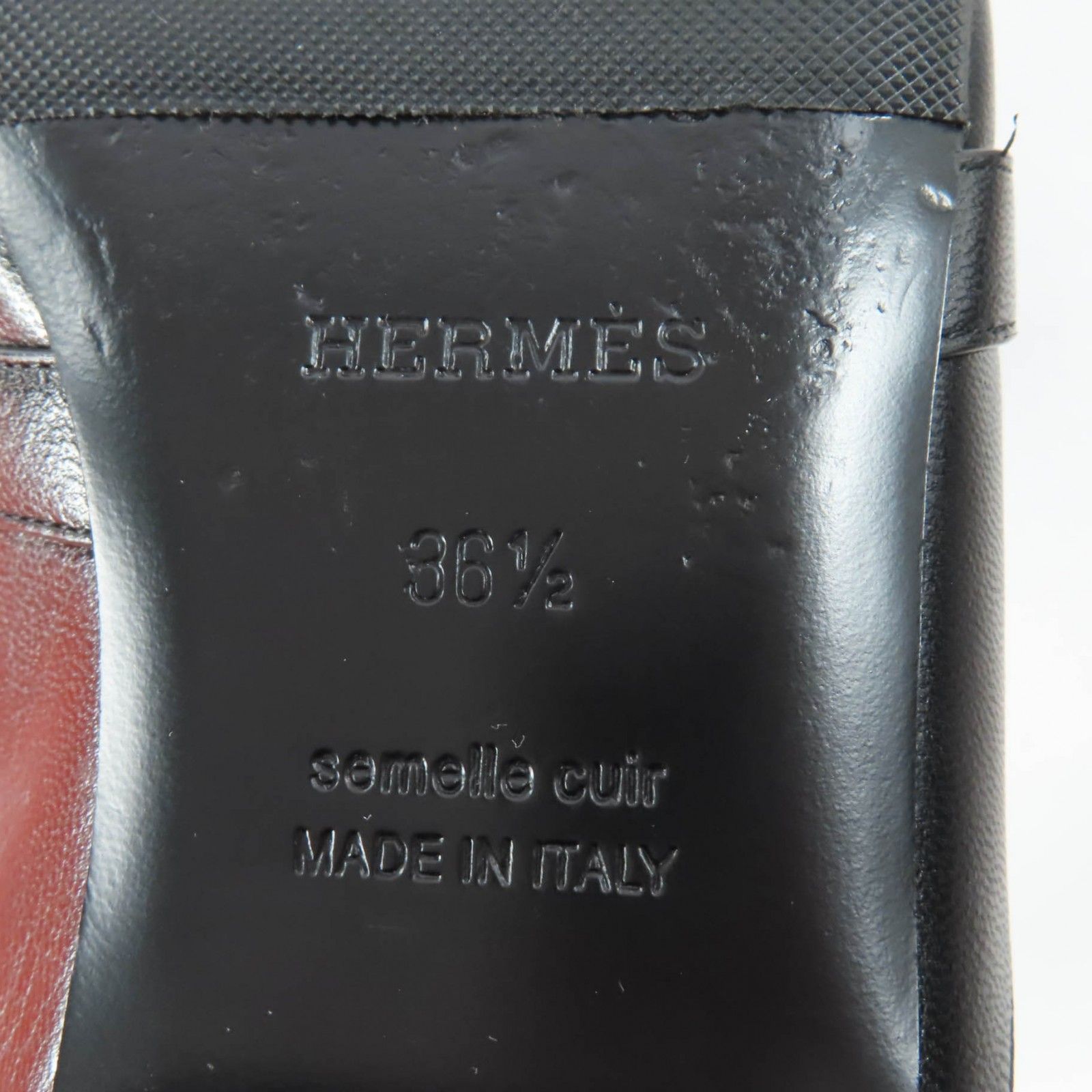 美品☆HERMES エルメス オズ シルバー金具 ケリーバックル レザー