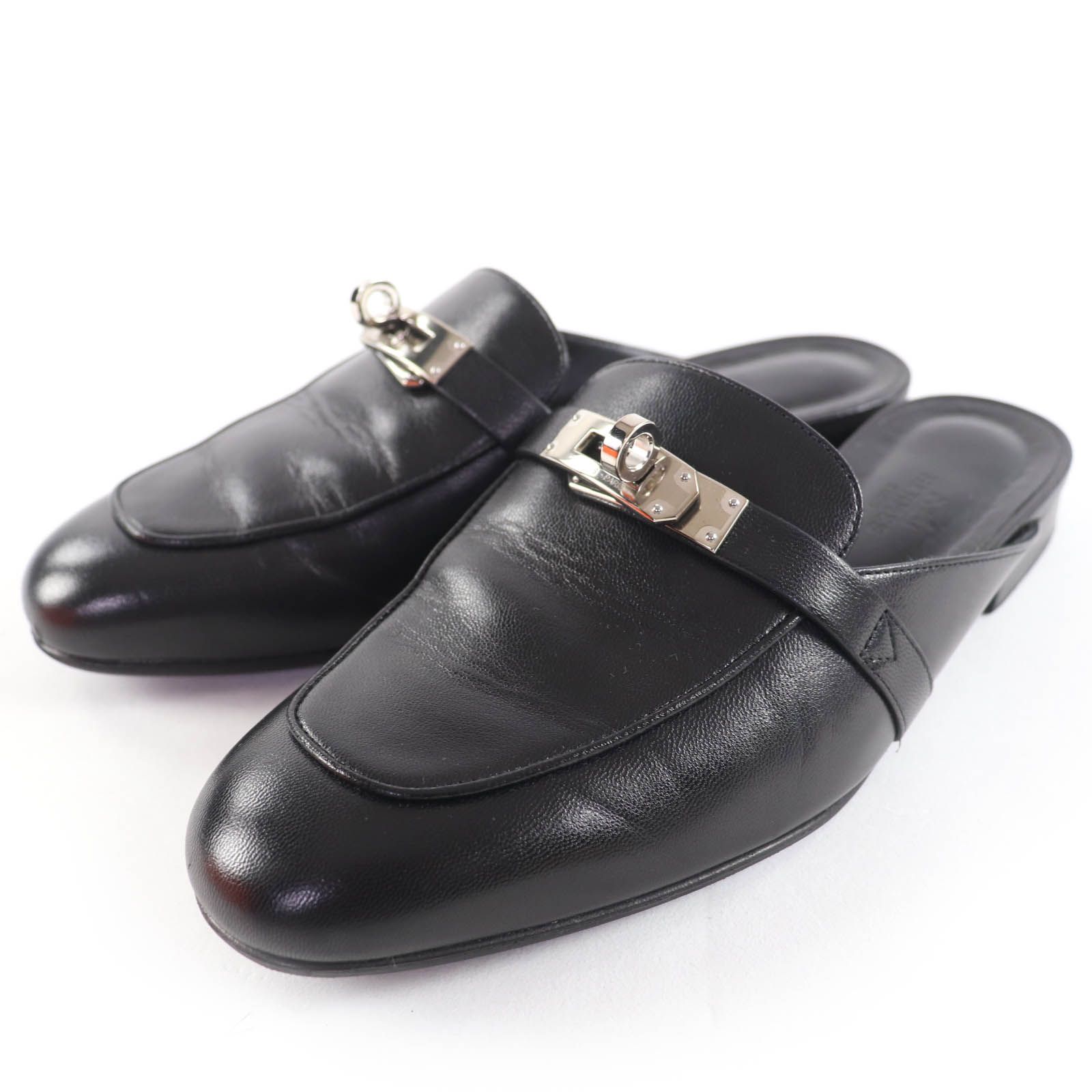 美品☆HERMES エルメス オズ シルバー金具 ケリーバックル レザー