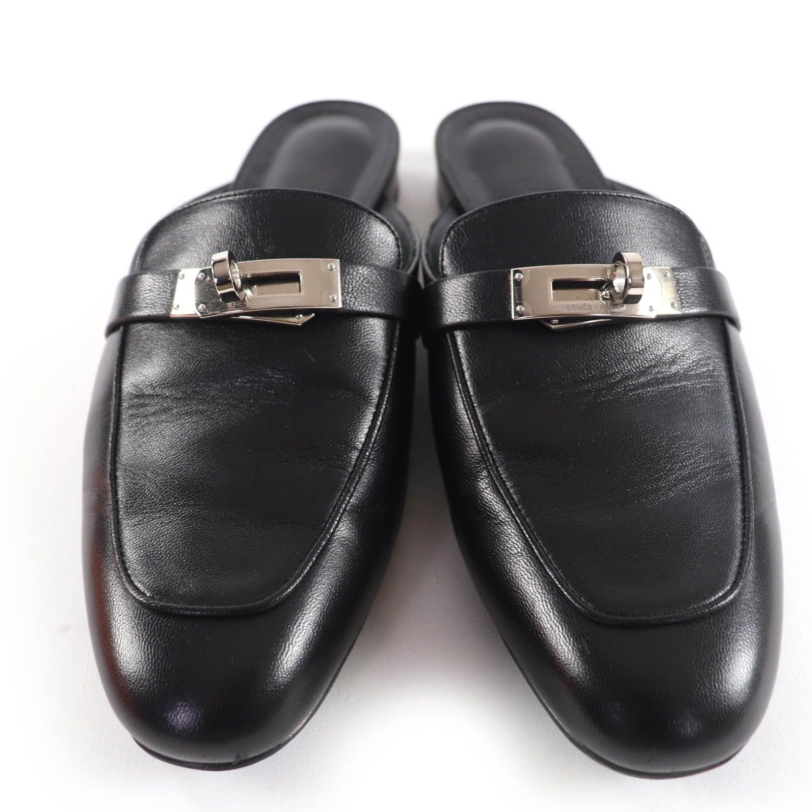 美品☆HERMES エルメス オズ シルバー金具 ケリーバックル レザー