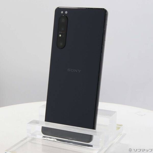  〔中古品〕 Xperia 1 II 128GB ブラック AUXP1II auロック解除SIMフリー【348】 スマートフォン本体
