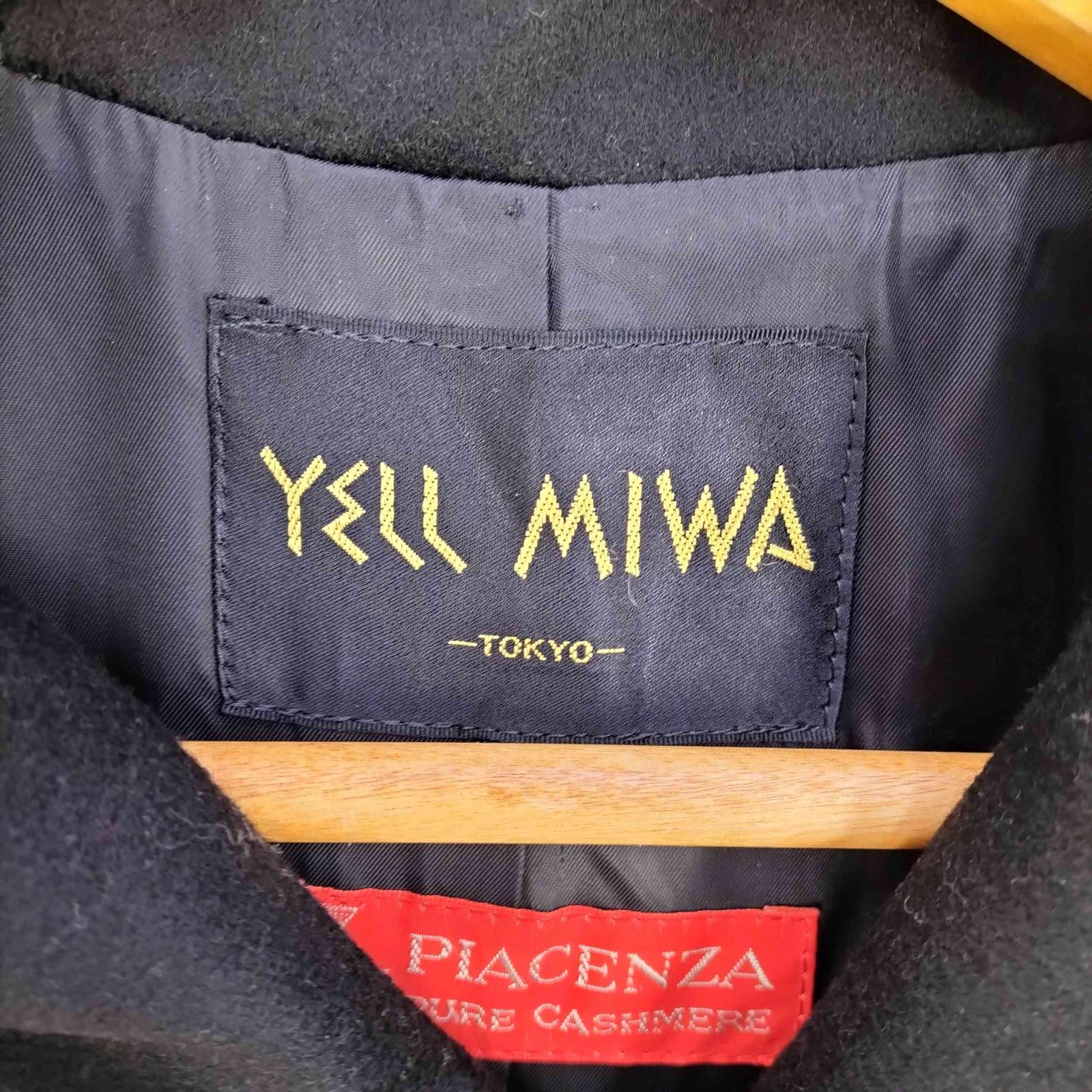 ユーズドフルギ USED古着 YELL MIWA PURE CASHMERE ダブルブレスト 
