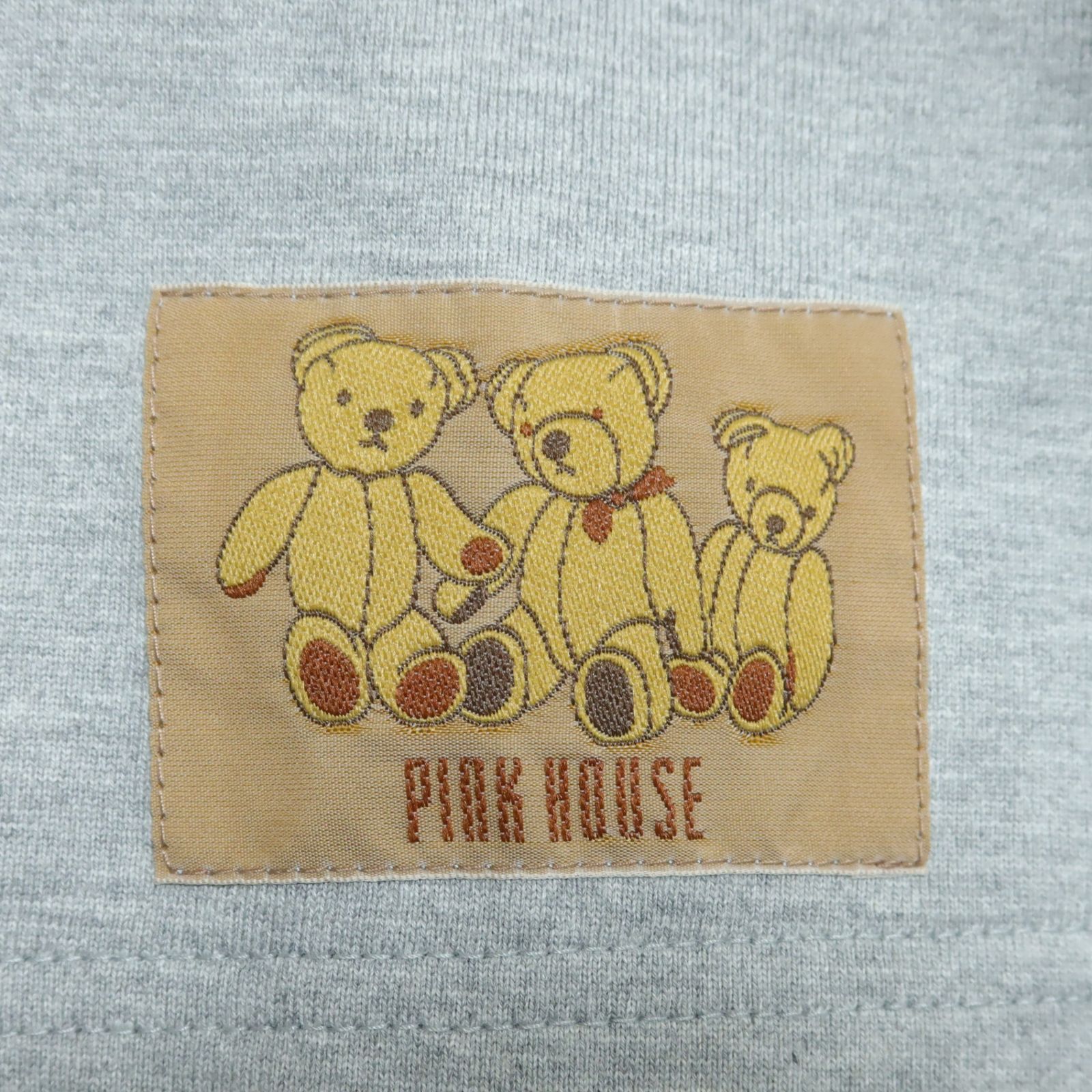 新品未使用】ピンクハウス☆テディベア♪長袖カットソー 大きいサイズL