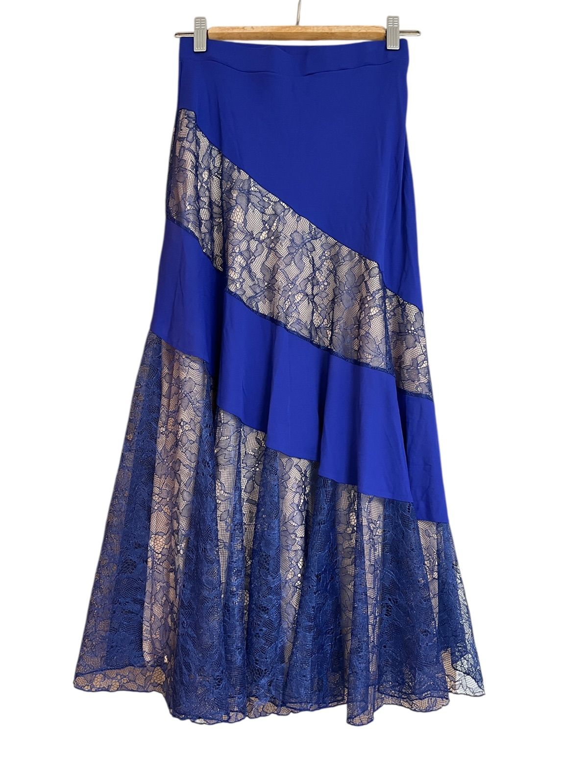 Z1600【美品】Chacott チャコット フレアスカート レース 社交ダンス