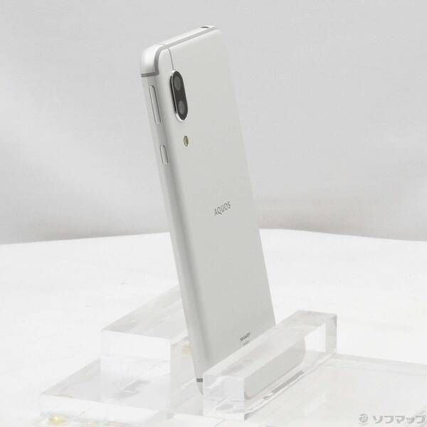 ショップ 〔品〕 AQUOS sense3 64GB シルバーホワイト SH-M12 SIM