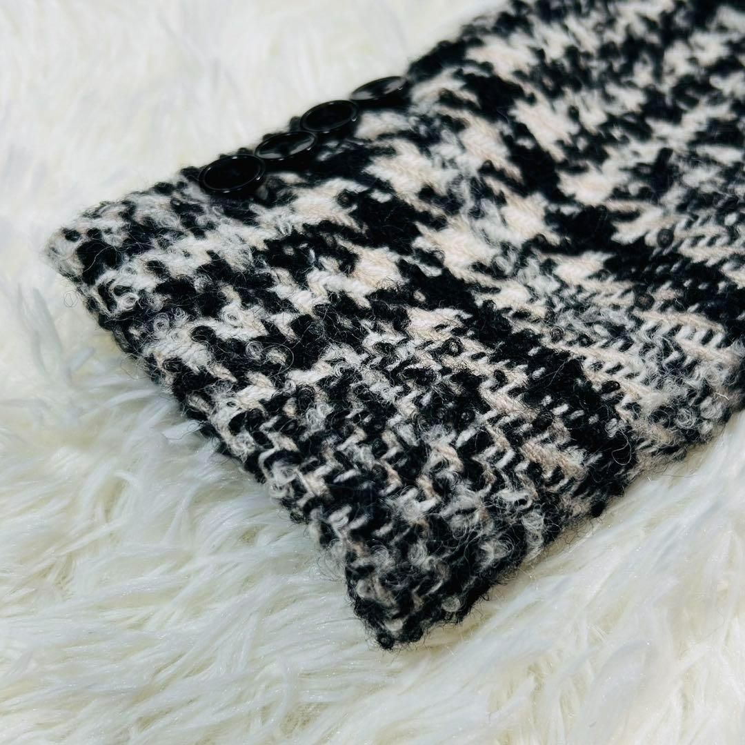 極美品 sheller シェリエ ツイード ジャケット ピーコート ミックス