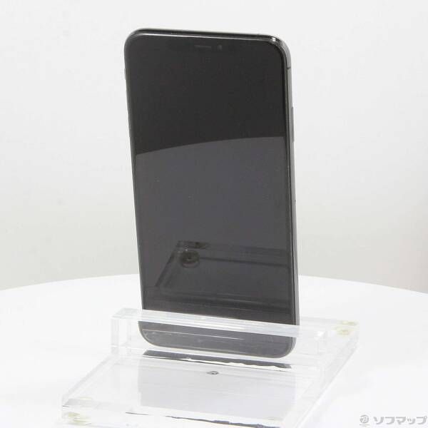 中古品〕 iPhoneXS Max 64GB スペースグレイ MT6Q2J／A SIMフリー【258