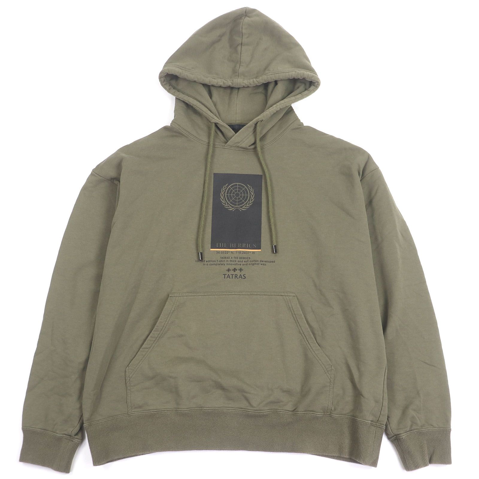 ドンドン見直し】美品□TATRAS タトラス MTA2BR8082 ロゴプリント プル