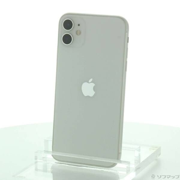 中古品〕 iPhone11 128GB ホワイト MWM22J／A SIMフリー【198】 - メルカリ