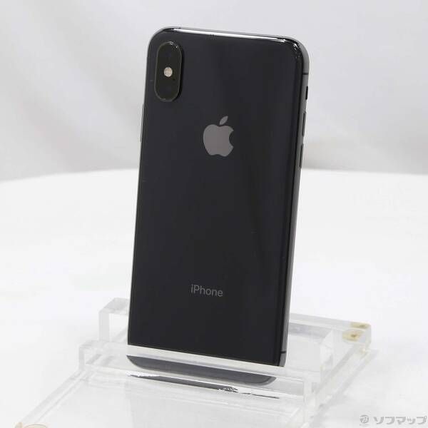 〔品〕 iPhoneXS 64GB スペースグレイ MTAW2J／A SIMフリー【344】