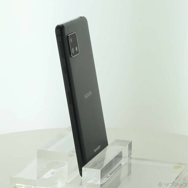 スマートフォン・携帯電話 〔品〕 AQUOS sense4 lite 64GB ブラック