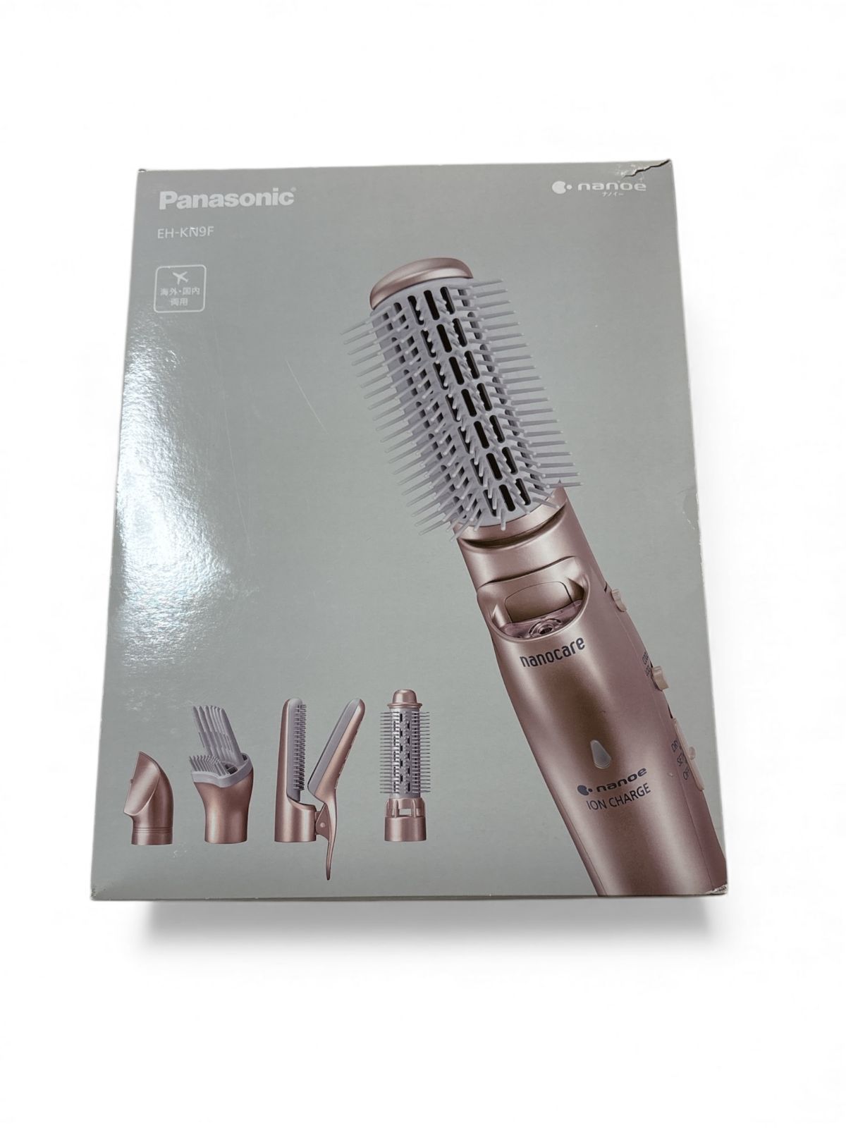 パナソニック くるくるドライヤー ナノケア ナノイー 海外対応 ピンク