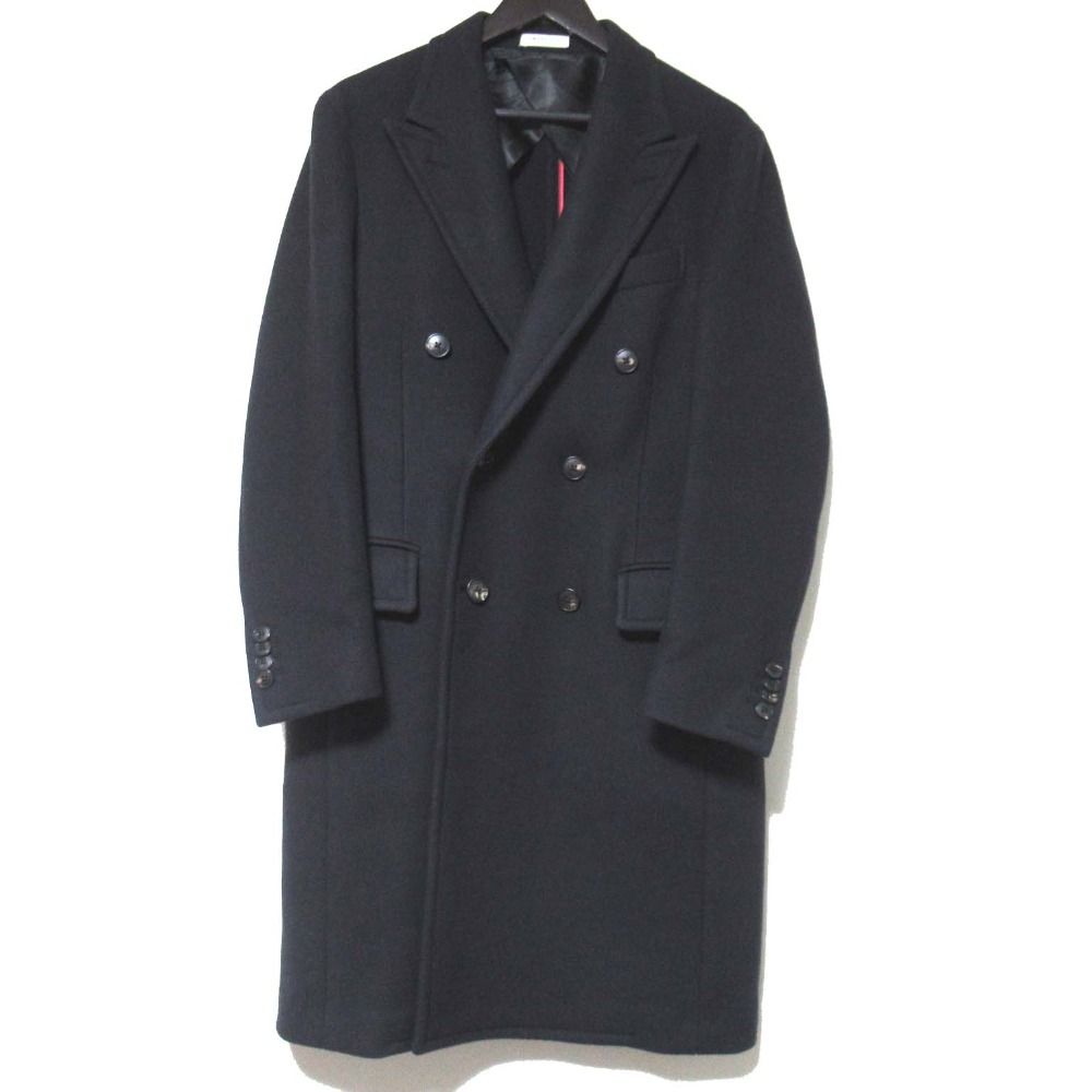 美品 BOGLIOLI ボリオリ 50 K.JACKET ダブルブレスト チェスターコート