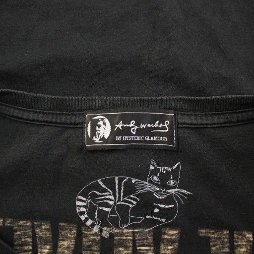 ヒステリックグラマー　カットソー　長袖　L　ブラック　Andy Worhol ヒステリックグラマー カットソー 長袖 L ブラック Andy Worhol