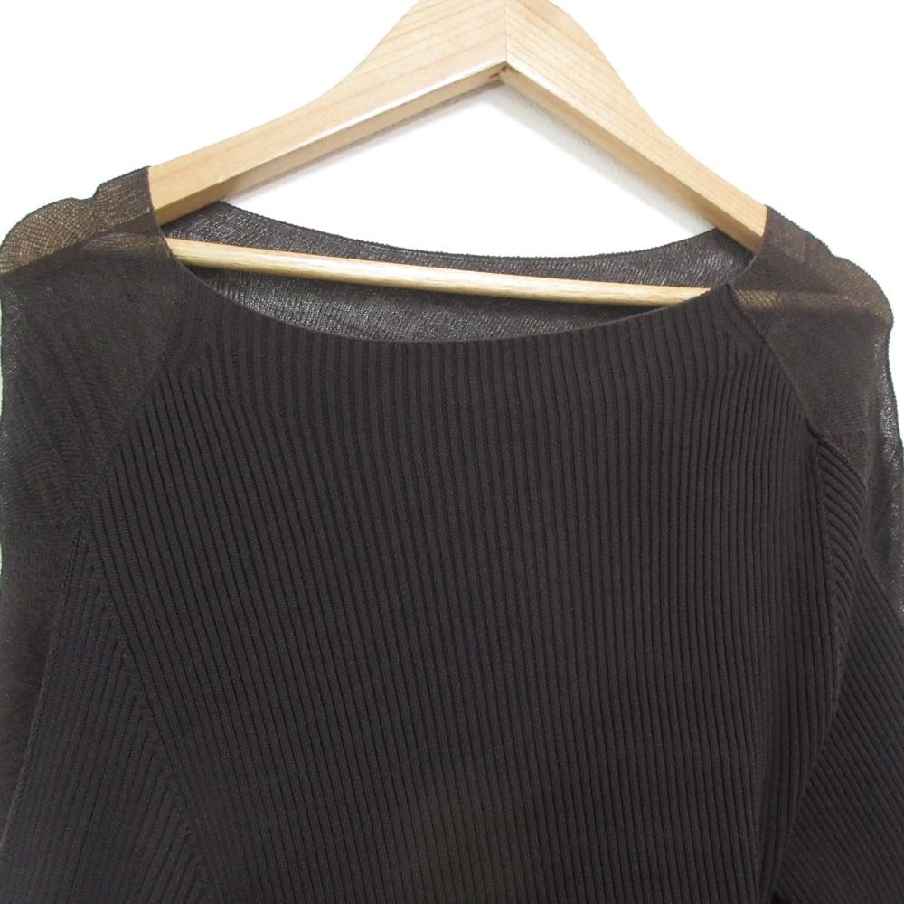 美品 24SS ISSEY MIYAKE イッセイミヤケ 長袖 アシンメトリー ドレープ