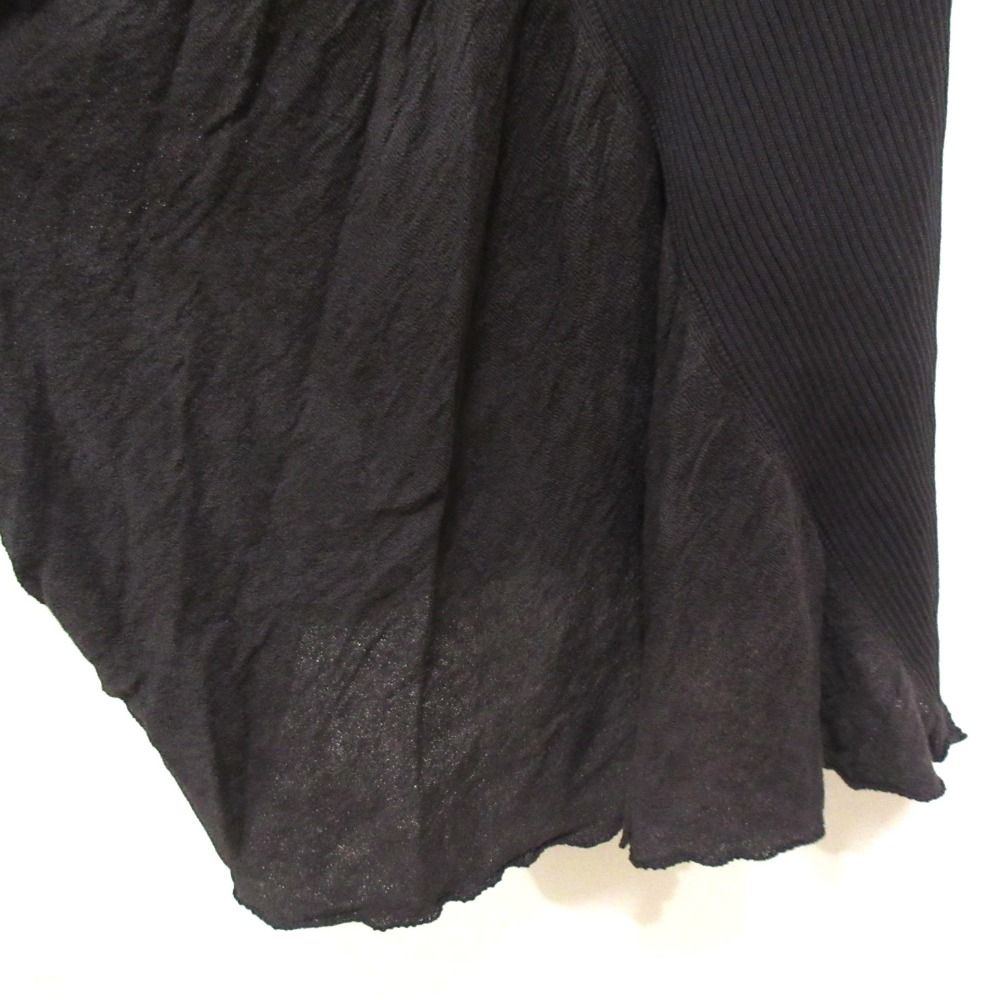 美品 24SS ISSEY MIYAKE イッセイミヤケ 長袖 アシンメトリー ドレープ