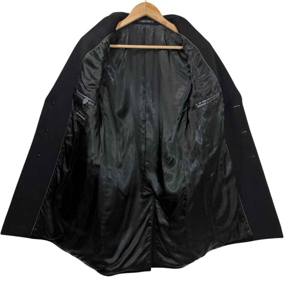 美品 EMPORIO ARMANI エンポリオアルマーニ カシミヤ100％ チェスター