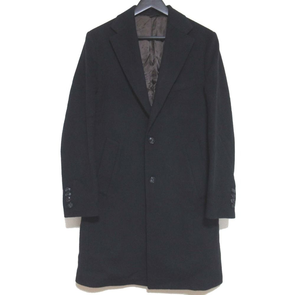 美品 BARBA バルバ バージンウール シングル チェスターコート I46