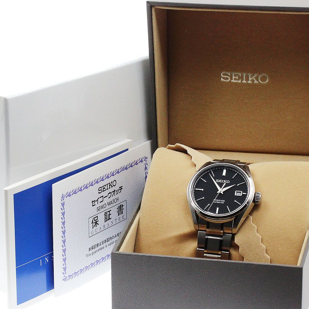 セイコー SEIKO SARX057/6R15-04A0 プレザージュ デイト 自動巻き  