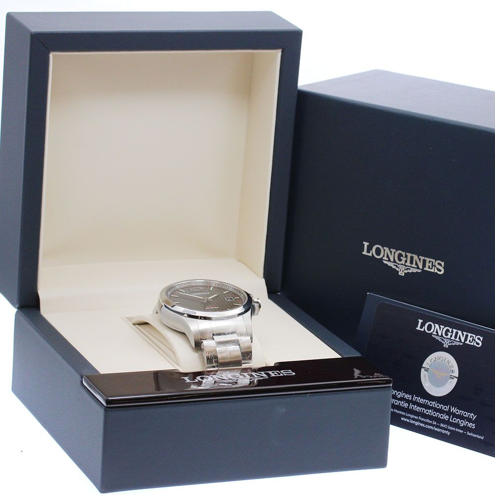 ロンジン LONGINES L3.726.4 コンクエストV.H.P デイト クォーツ  