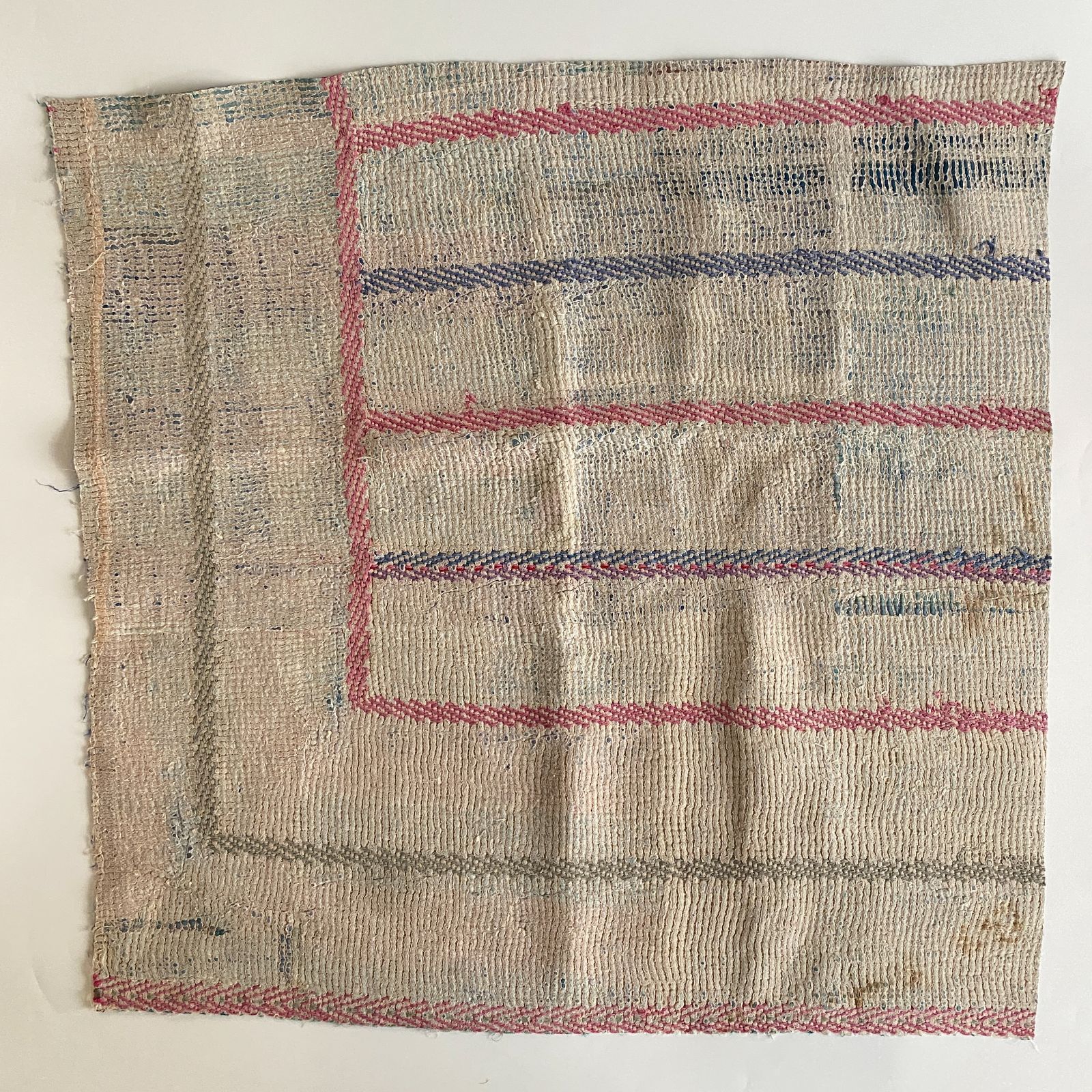 カンタキルト　インド　ラリーキルト　オルネドフォイユ 3427 ラリーキルト カンタキルト オールドファブリック ハギレ - メルカリ