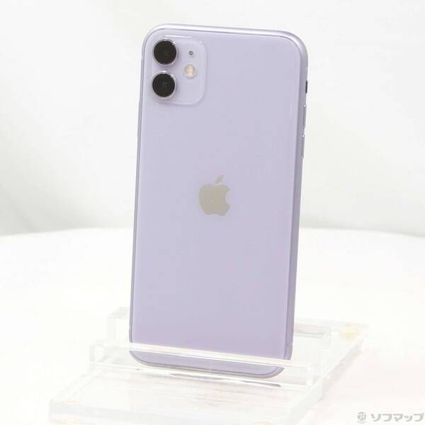 品〕 iPhone11 128GB パープル MHDM3J／A SIMフリー【377】 【公式通販】