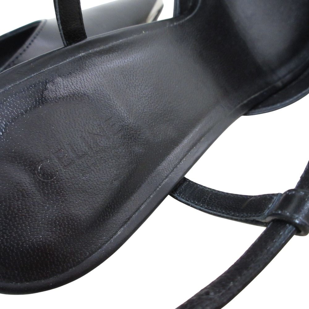 CELINE セリーヌ　Tストラップパンプス　36 美品 CELINE セリーヌ エディスリマン キトゥン メタルトゥ ストラップ