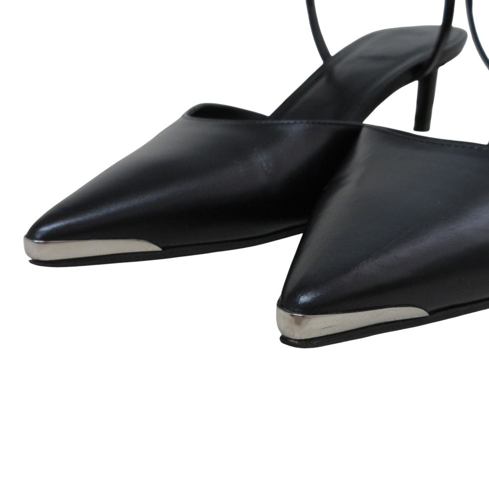 CELINE セリーヌ　Tストラップパンプス　36 美品 CELINE セリーヌ エディスリマン キトゥン メタルトゥ ストラップ