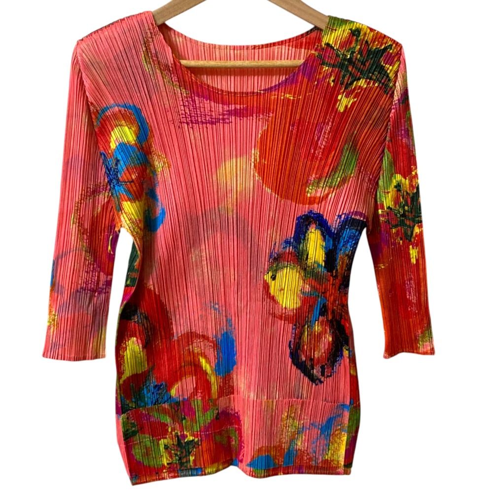 新品同様 PLEATS PLEASE プリーツプリーズ イッセイミヤケ 抽象的