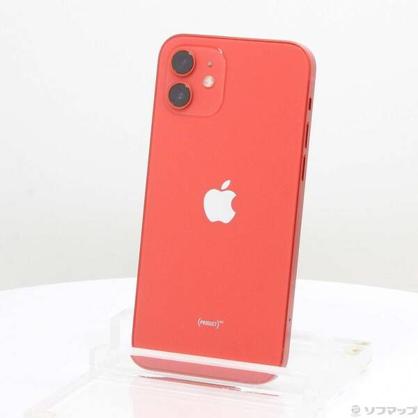 中古品〕 iPhone12 128GB プロダクトレッド NGHW3J／A SIMフリー【344