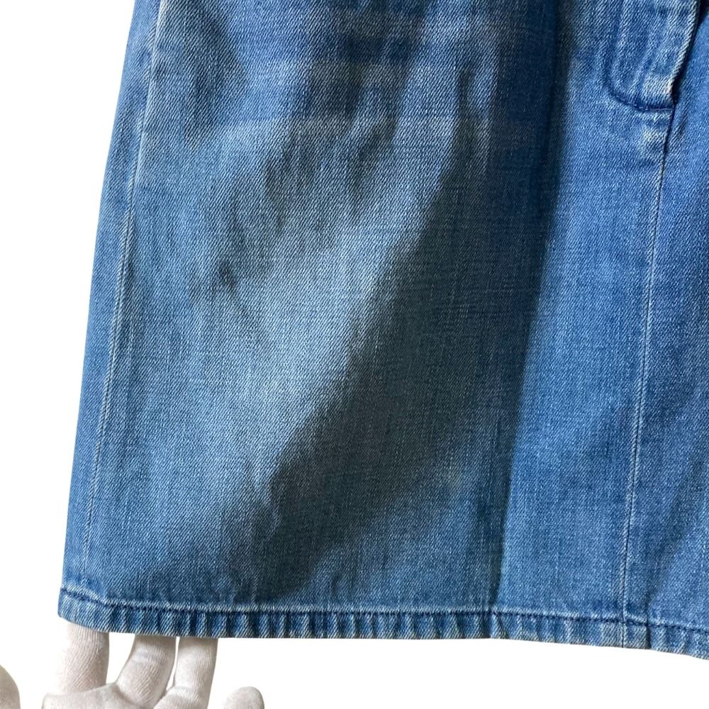 美品　CHANEL  シャネル　デニムスカート　Ｓサイズ 中古・古着通販】CHANEL (シャネル) ココマークボタンデニムスカート