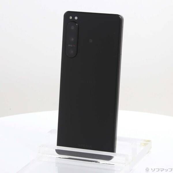 中古品〕 Xperia 5 IV 128GB ブラック A204SO Softbank SIMフリー【344