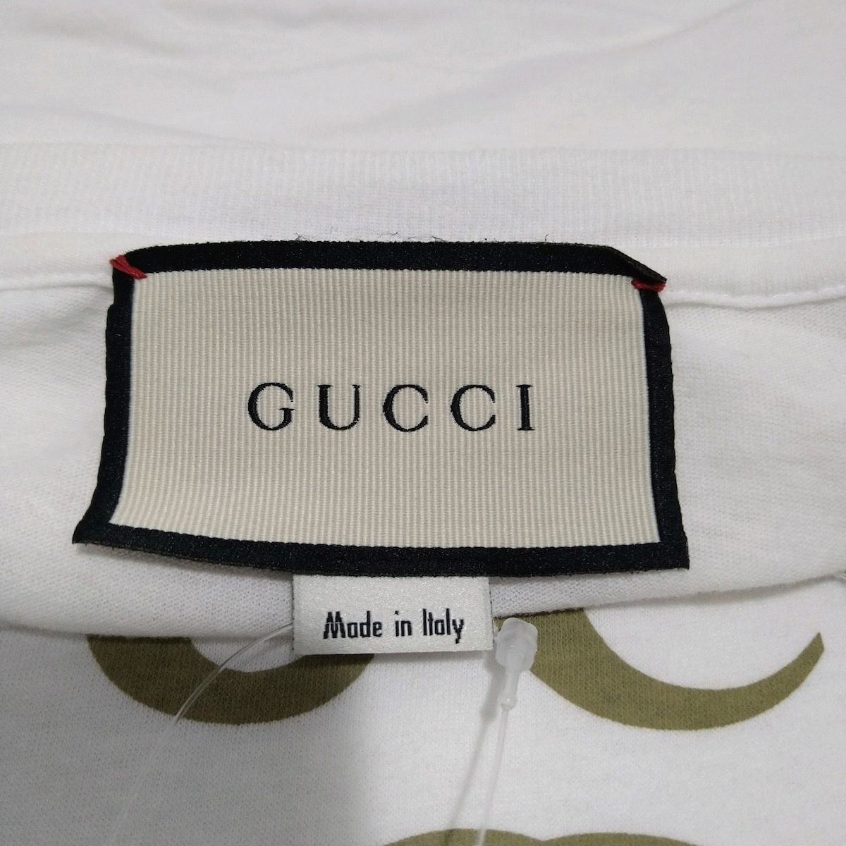 GUCCI ホワイト 半袖 Tシャツ サイズM Printed cotton jersey T-shirt in white | GUCCI® US