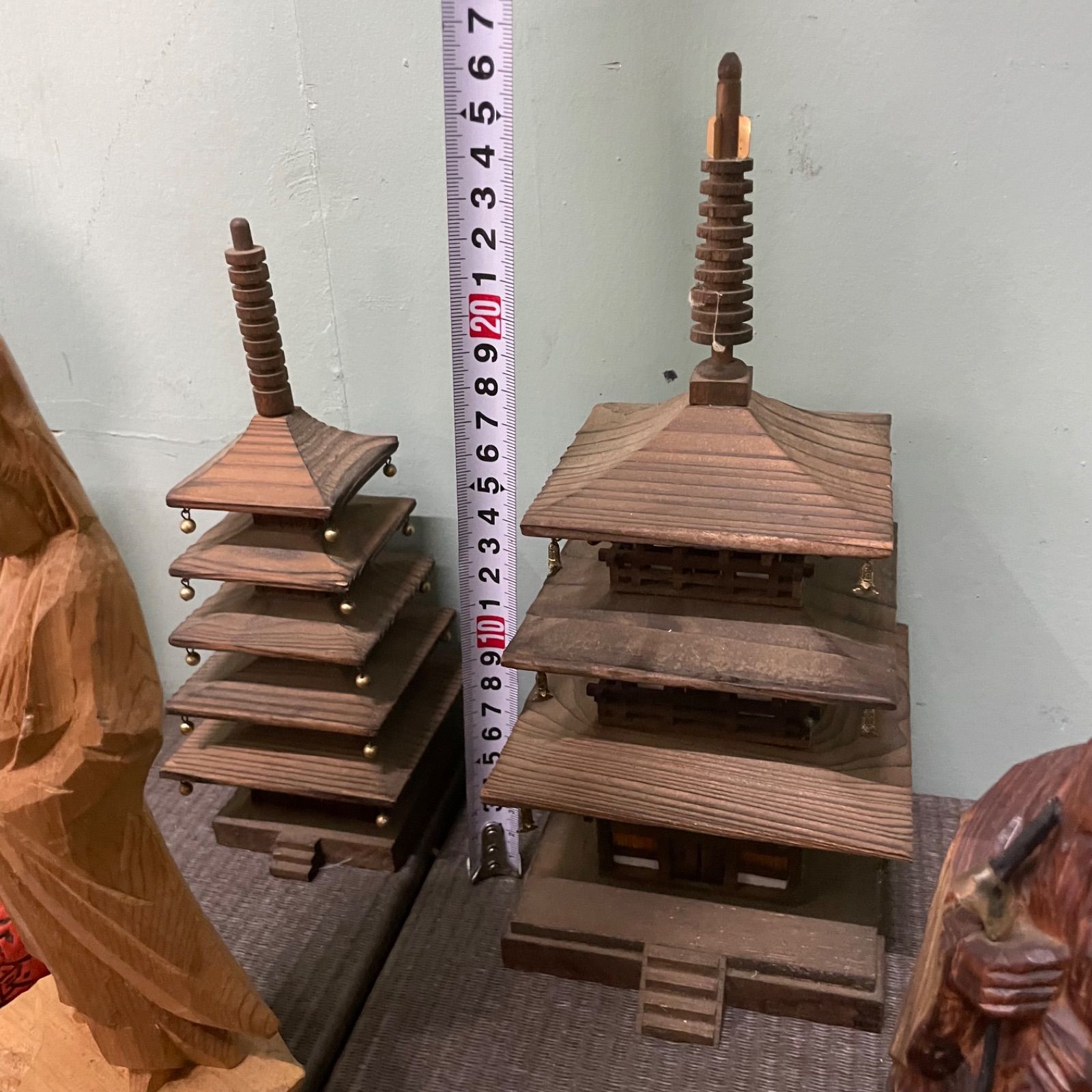 ♭ 民芸品 置物 まとめ売り こけし 昭和 レトロ 工芸品 - メルカリ