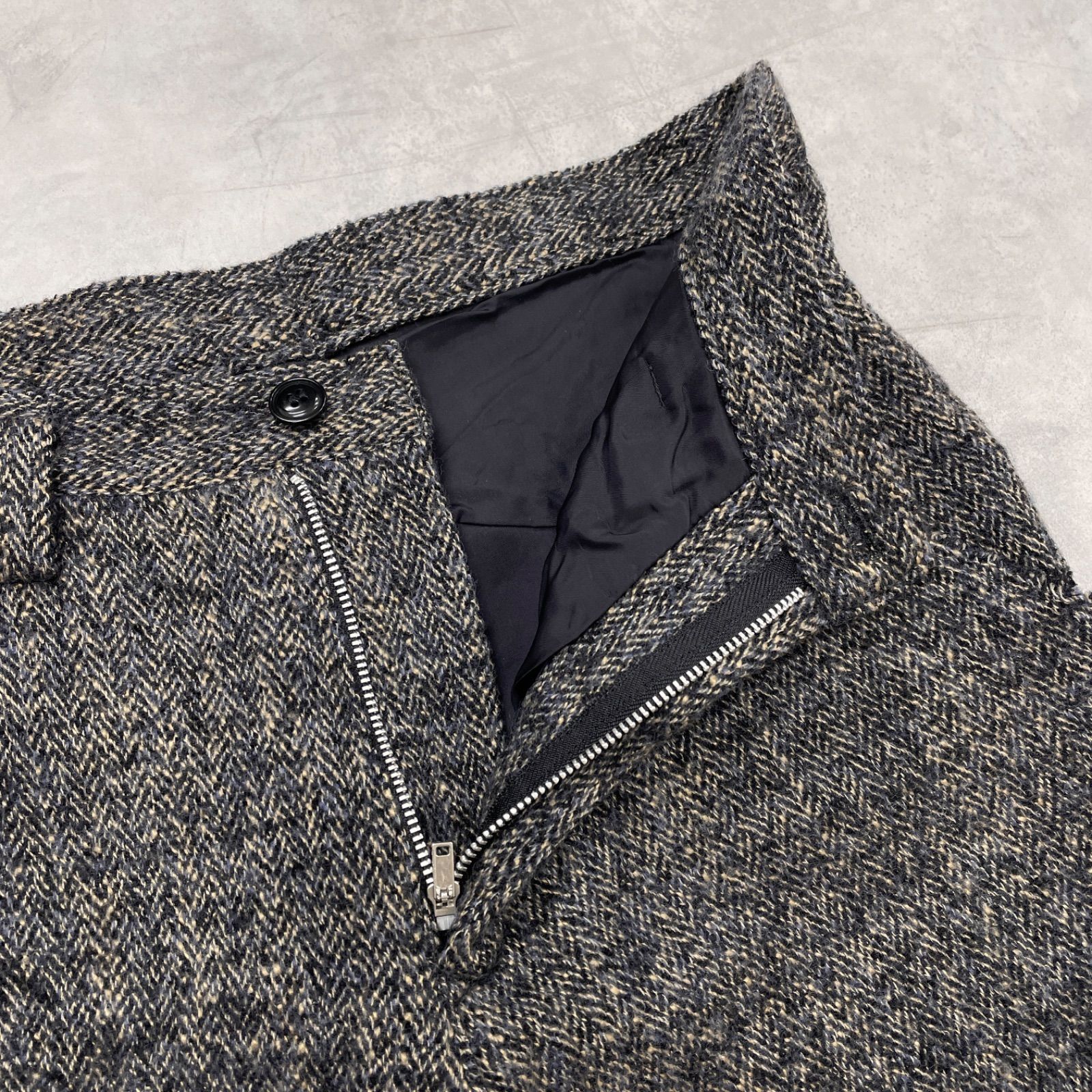 Y's Yohji Yamamoto ワイズ ヨウジヤマモト ワイドパンツ ヘリンボーン