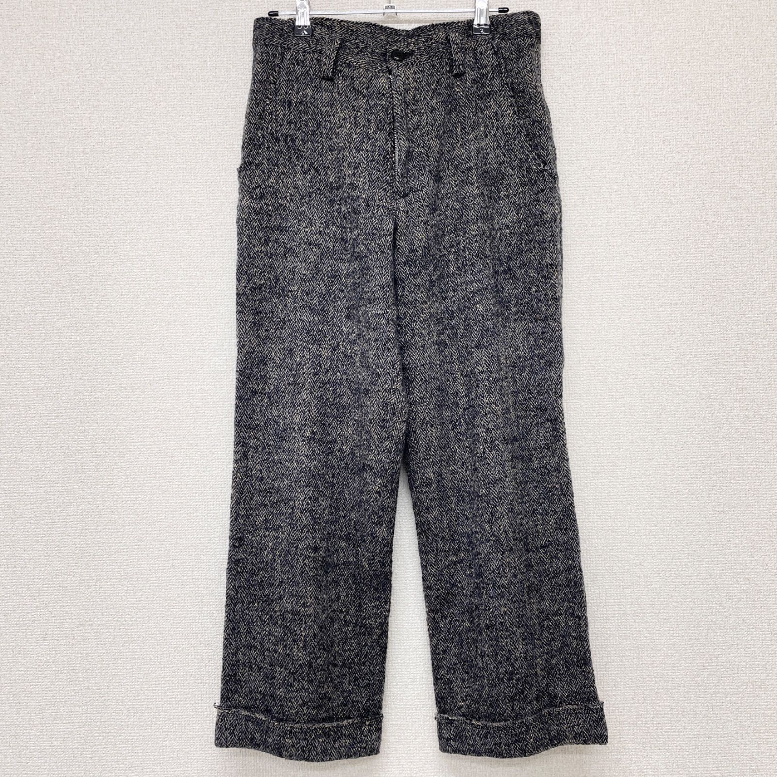 Y's Yohji Yamamoto ワイズ ヨウジヤマモト ワイドパンツ ヘリンボーン