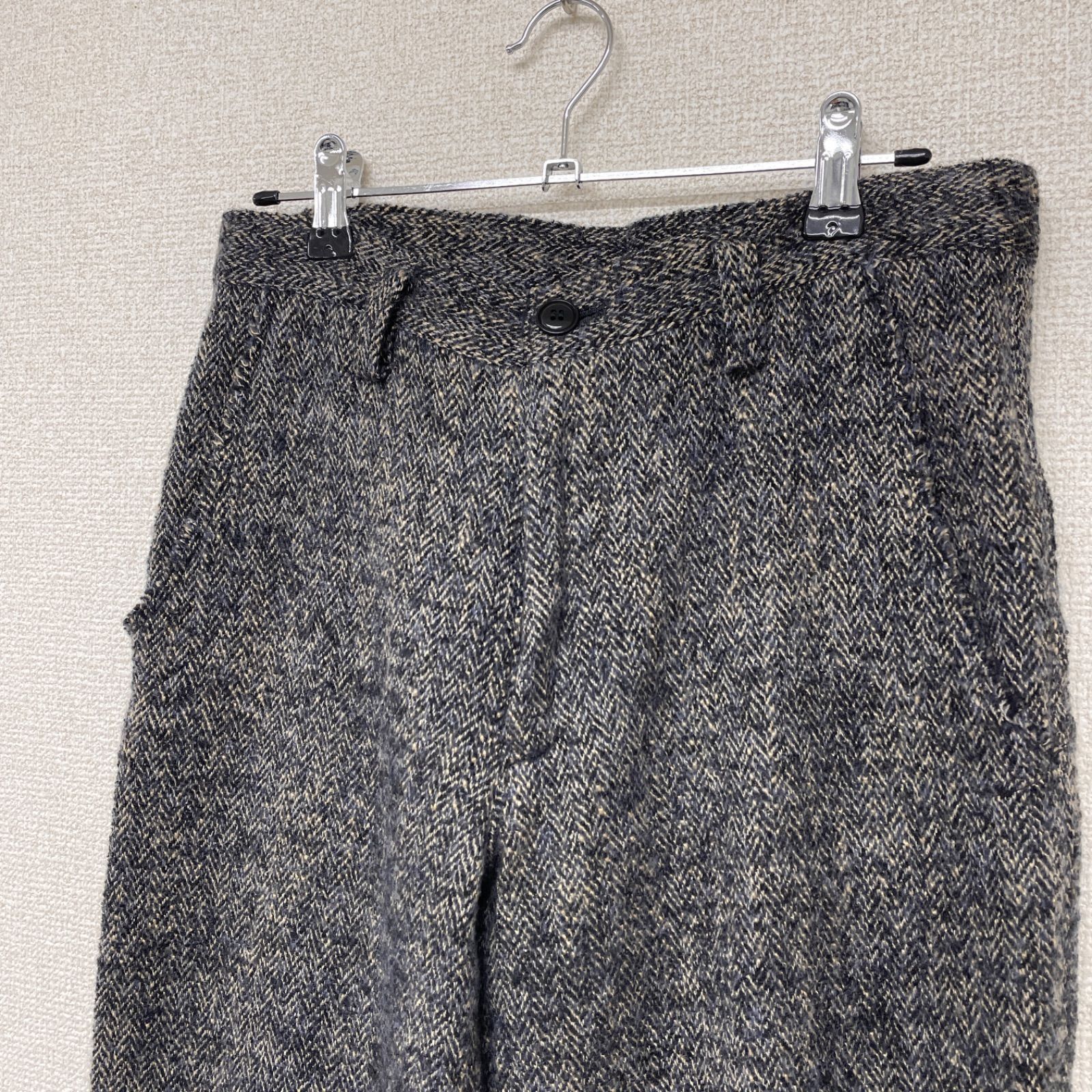 Y's Yohji Yamamoto ワイズ ヨウジヤマモト ワイドパンツ ヘリンボーン