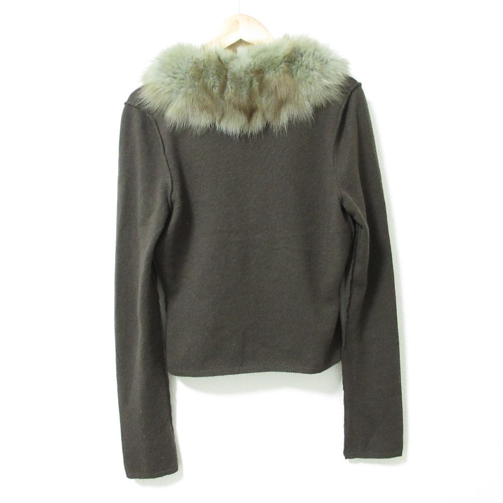 希少42✨FOXEY フォクシー カシミヤ×セーブルファー カーディガン 希少