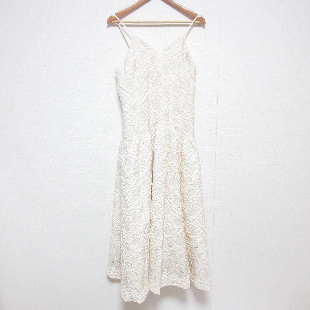 美品 25SS MURRAL ミューラル Dahlia shrinking embroidery camisole 
