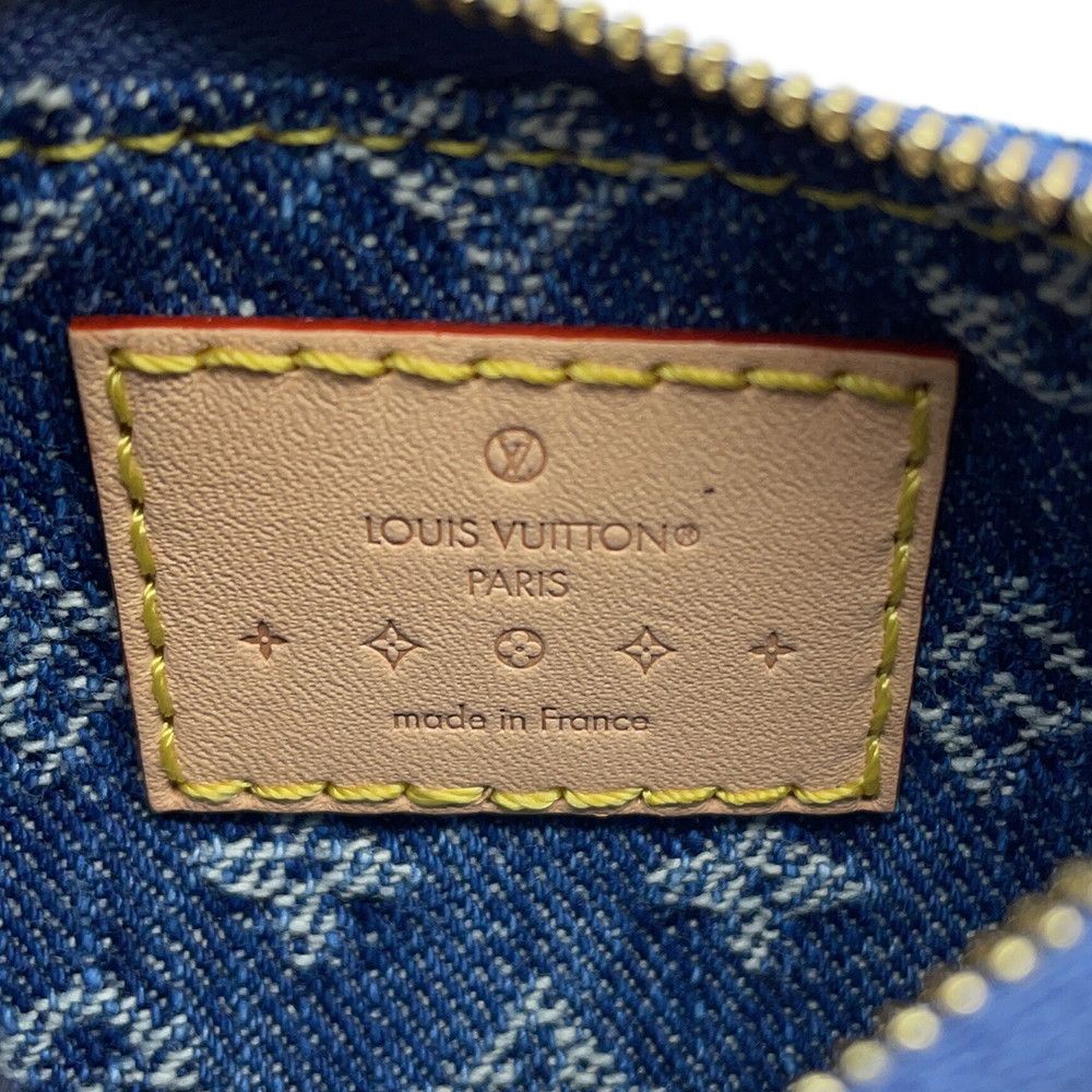 ルイヴィトン コインケース モノグラム・デニム/LV リミックス