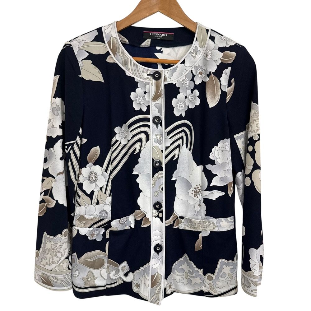 LEONARD FASHION レオナール ジャケット カンカン XL LEONARD FASHION