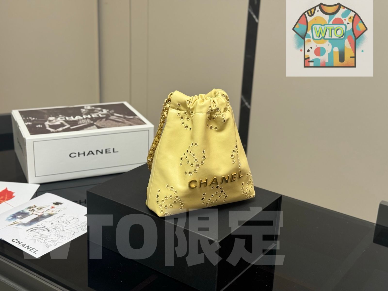 今日特価】Chanel シャネル ミニ 22バッグ シリーズ 柔らかく軽量な