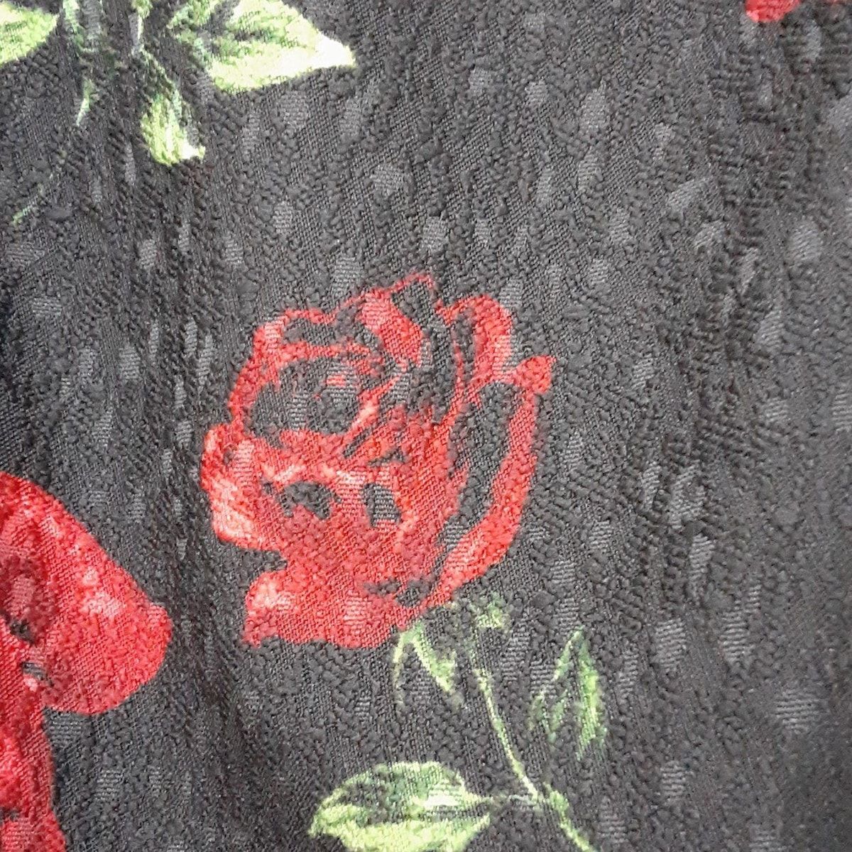 美品　エムズグレイシー　ノースリーブ　ワンピース　花柄　リボン　サイズ38 美品 エムズグレイシー ノースリーブ ワンピース 花柄 リボン サイズ38