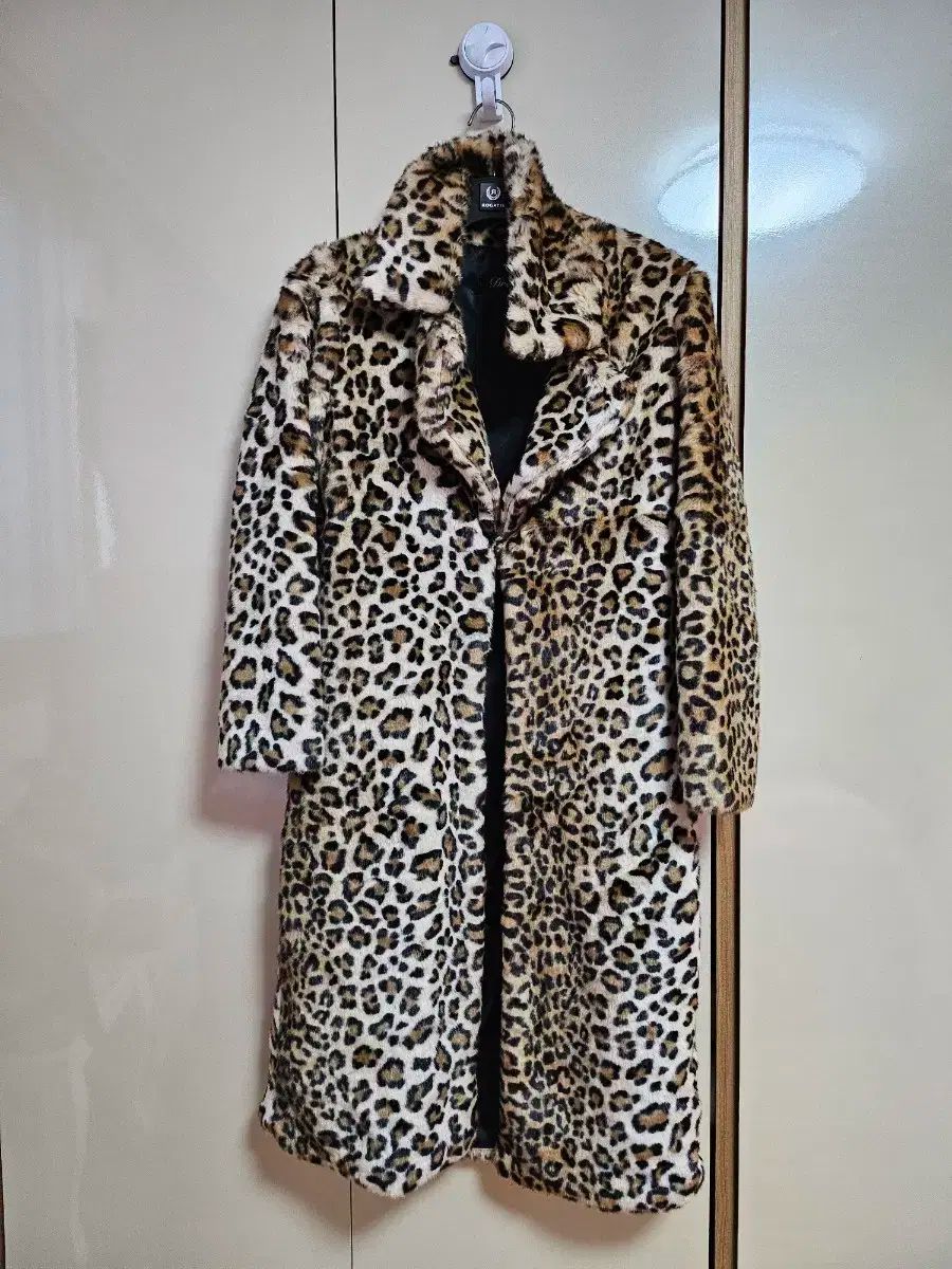 レオパードコート レオパードロングコート フェイクファー レオパード