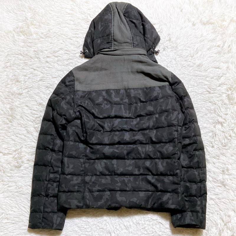 ETRO エトロ ジャケット 迷彩 カモフラ ペガソ XL ETRO エトロ ダウンジャケット カモフラ柄 ペイズリー柄 ダブルジップ