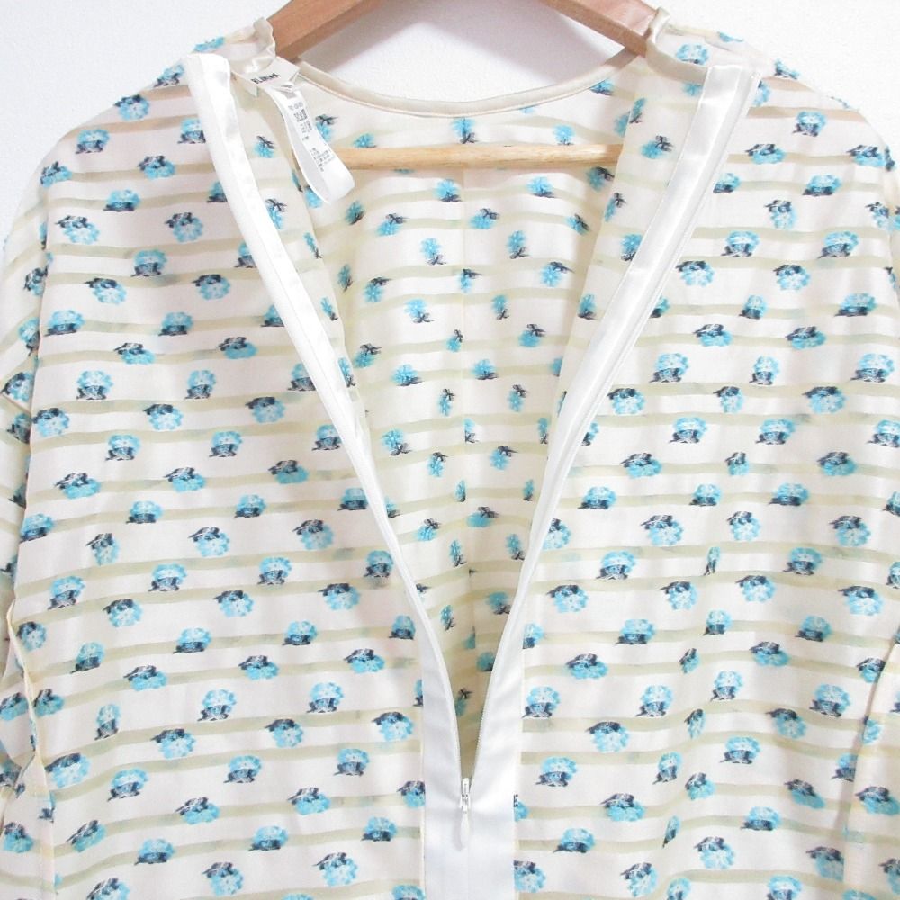 美品 24AW BLAMINK ブラミンク FALL フラワージャカードブラウス 7921